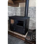  Duval EK-5136 BL (BLACK EDITION) Піч-камін опалювально-варильна